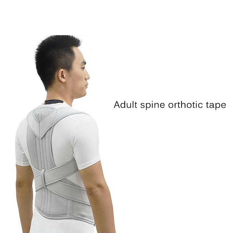 Back Support Belt Men Women Adjustable Posture Corrector Lumbar Back Support Brace Breathable