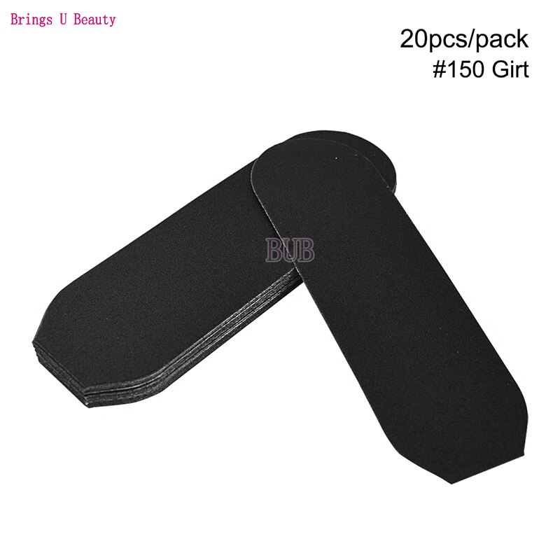 1 Set 21Cm Pedicure Voetverzorging Roestvrij Metalen Handvat En 10 Stuks Van Grof Grit Fijne Korrel Schuren Doek voetrasp En Bestanden Refill: Black
