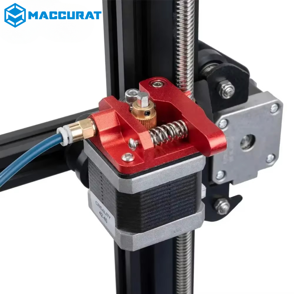 Impresora 3D extrusora Ender 3 CR10 de Metal remota de larga distancia mejorada + resorte de nivelación + tubo PETG + funda de silicona MK9 j-head