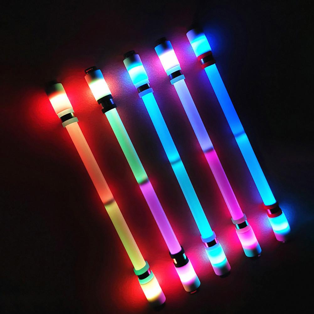 5pcs Luminous Pen-turning For Beginner Competition Pen Without Refill And Non-writable Luminous Pen-turning black, blue, green,