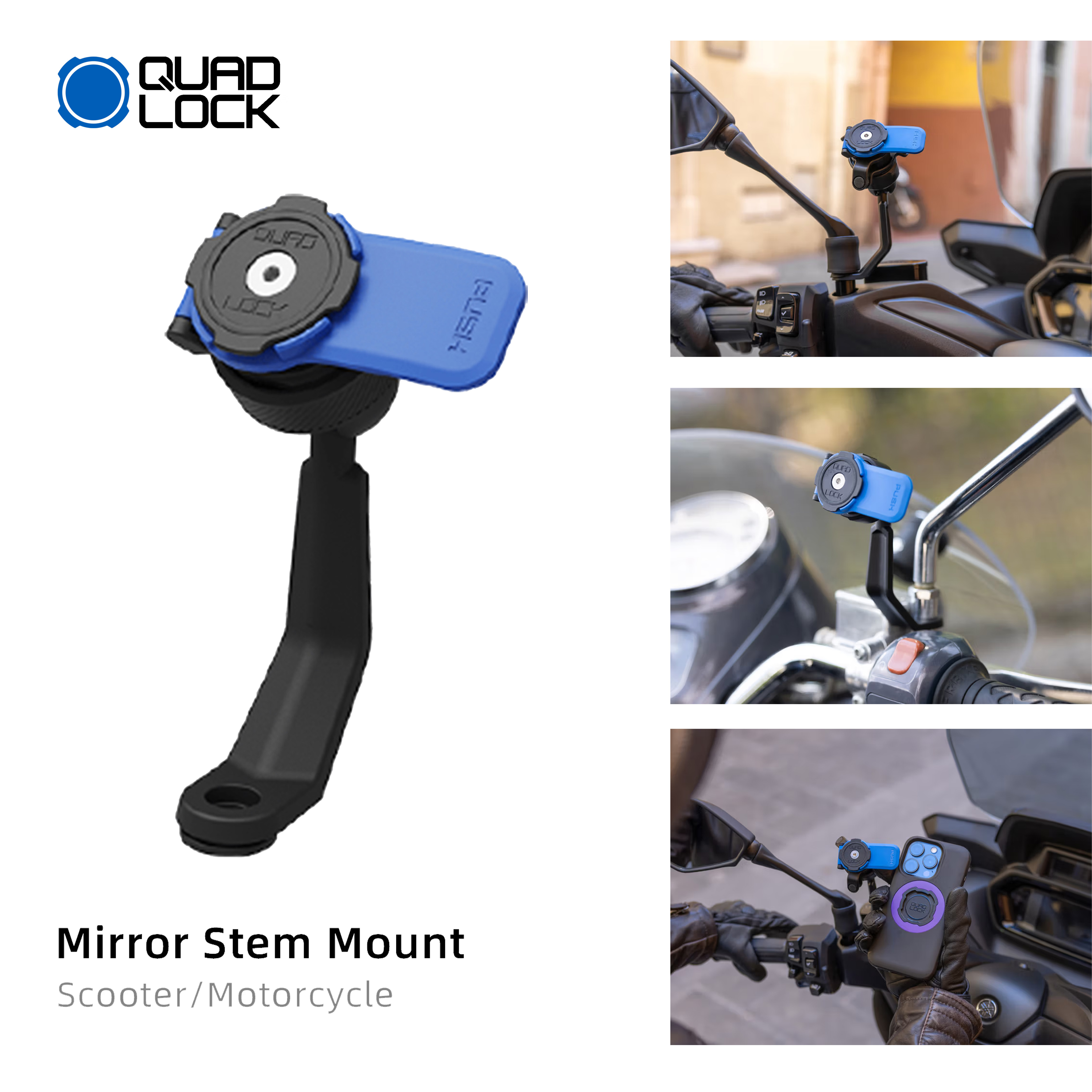 Quad sperren Roller/motorrad - spiegelhalterung