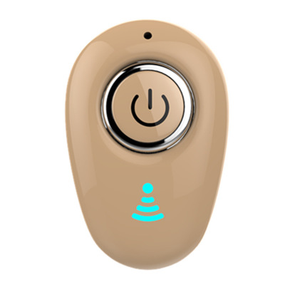 Mini niewidoczne prawdziwe bezprzewodowe słuchawki z redukcją szumów słuchawki z Bluetooth zestaw głośnomówiący zestaw słuchawkowy Stereo TWS wkładka douszna z mikrofonem: YELLOW