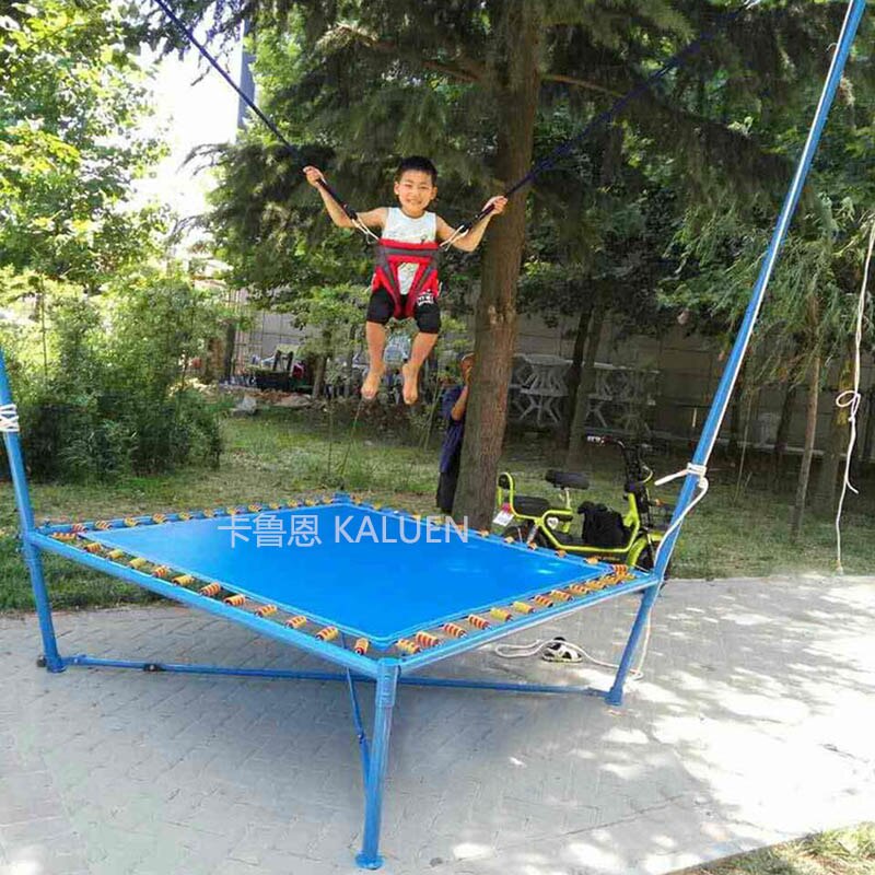 steel metal material kids bungee trampoline springs