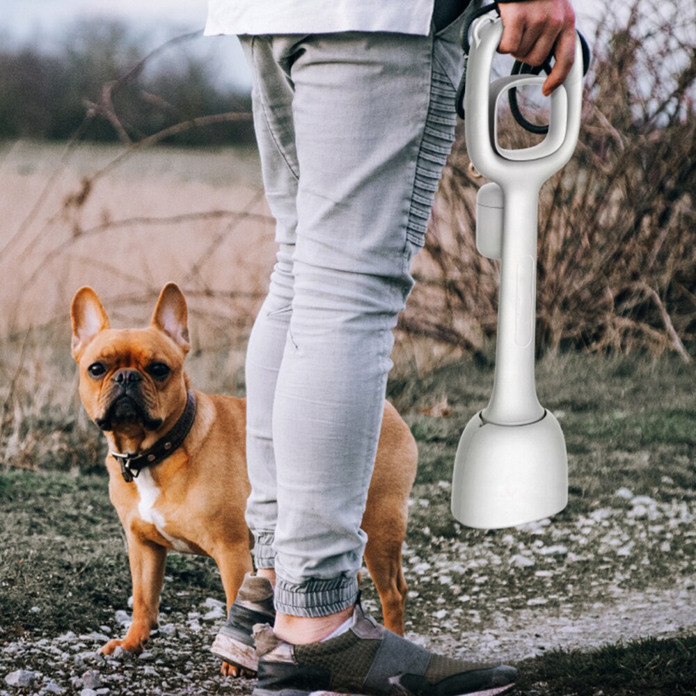 Pet Picker Pooper Scooper Clip Dog Poop Scoop Long Handle Poop Scoop Dispenser Animal Waste Picker Puppy Outdoor Cleaning Tools