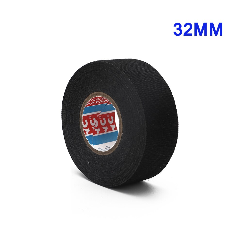 Cinta ignífuga resistente al calor para coche, arnés de cableado de 15M, adhesivo de tela, protector de telar, cintas ignífugas: 32 MM