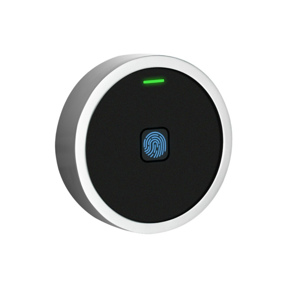 Metal Case Standalone Round Fingerprint Access Control Reader with RFID Card Reader