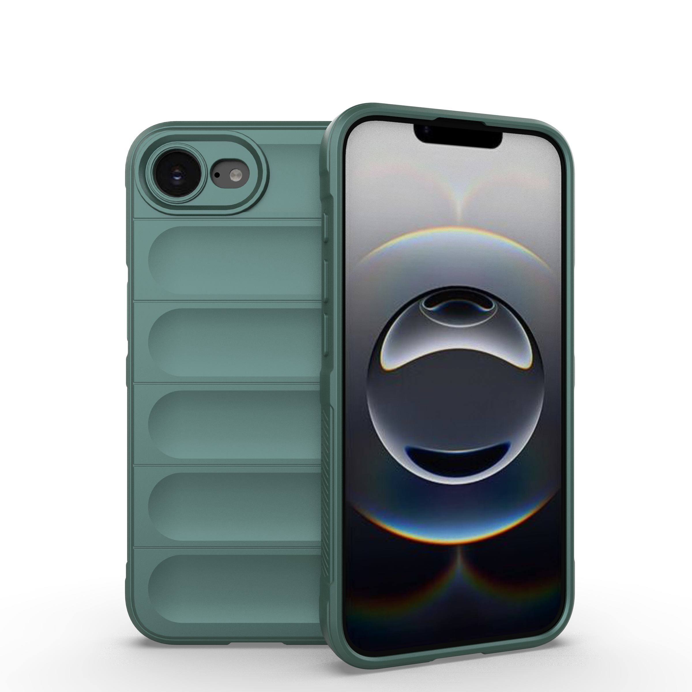 Funda para iPhone 16e Funda de teléfono de silicona suave a prueba de golpes Funda de teléfono para iPhone 16 e iPhone16e 2025 Funda protectora de lente: Transparente