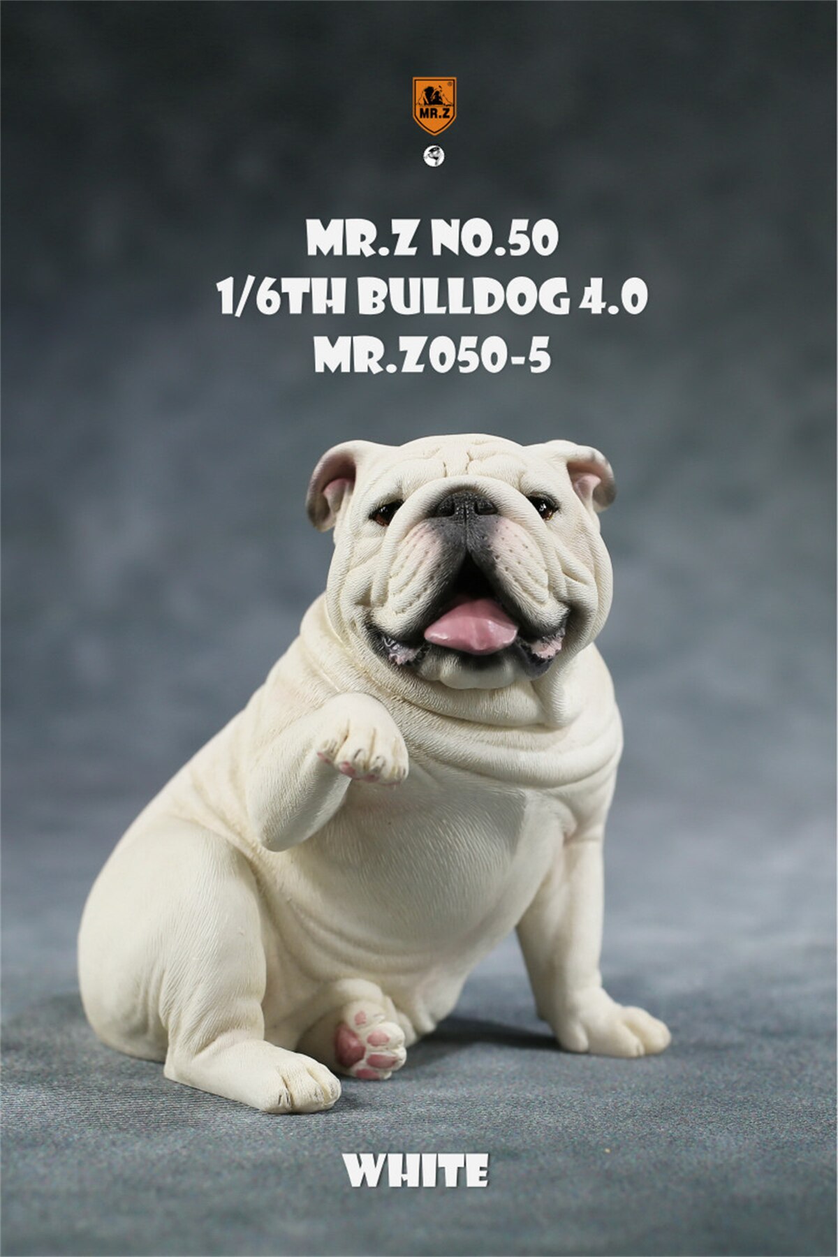 Mr.Z Studio 1:6 Britse Bulldog V4.0 Hond Huisdier Healing Figuur Canidae Diermodel Speelgoed Collector Desktop Decor Volwassen Unisex: 050-5