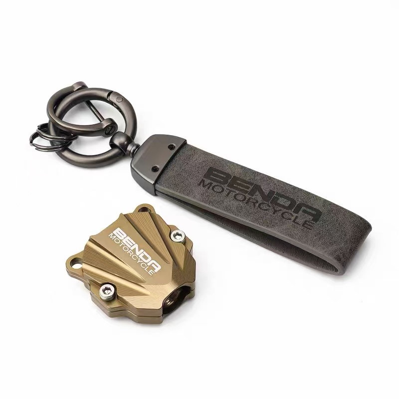 CNC Motorcycle Key Head Protective Case Cover For Benda Chinchilla 450 300 Rock 250 300 LFS 700 LFC 700 KeyChain Accessories: Blue