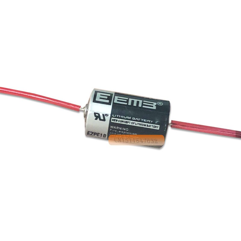 2 pièces/lot eéna ER14250 1/2AA 3.6V 1200mAh batterie au Lithium avec soudure