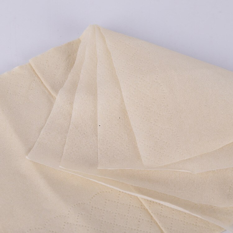 Natural hygiene paper toweling paper towel bamboo pulp paper toweling paper 4 layers thickened whole box of paper towels