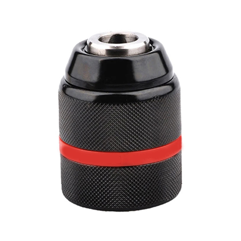 Mandril de broca de metal sem chave com rosca de 0,8-10 mm, haste sextavada/SDS/adaptador de aperto rápido quadrado, mandril para broca, chave de fenda, torneira e soquete