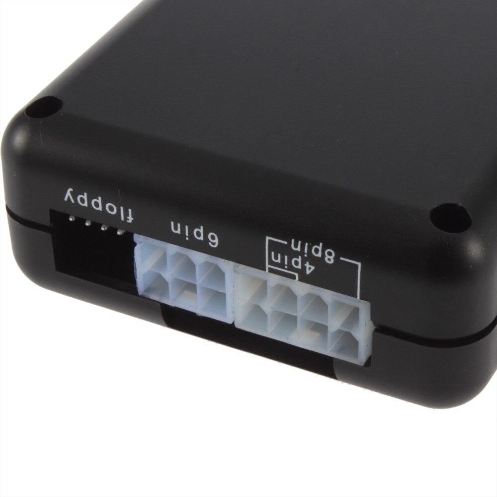 Fonte de alimentação verificador led 20/24 pinos para psu atx sata hdd testador verificador medidor medição para computador computar atacado