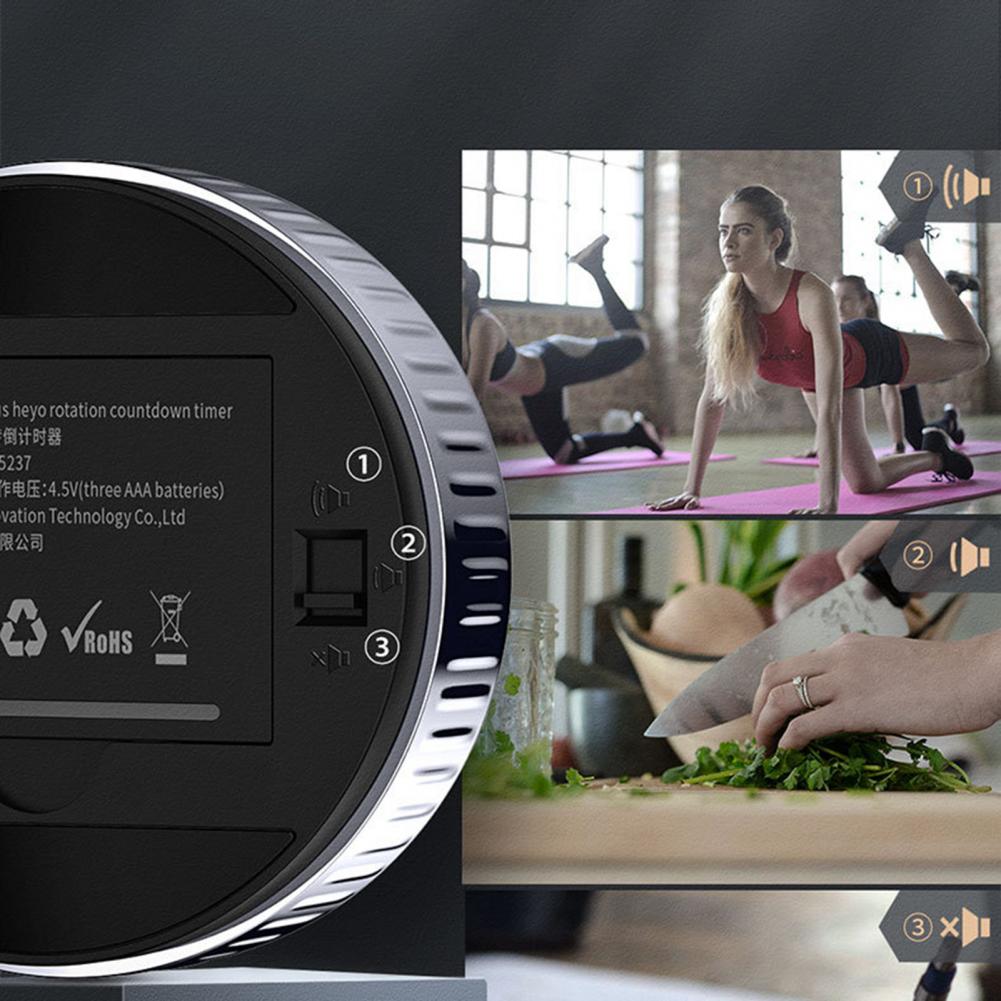 Magnetic Kitchen Timer Digital Timer Manual Countdown Alarm Clock Mechanical Cooking Timer Cooking Shower Study Stopwatch