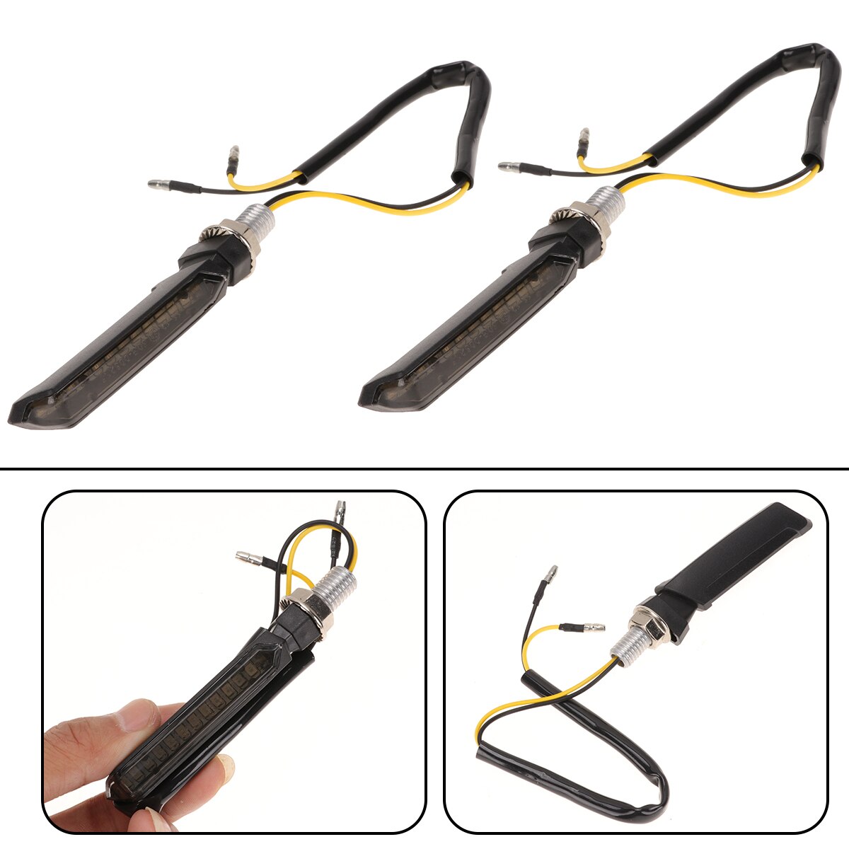 2pcs Turn Signal Light Universal Durable Sturdy Indicator Light Signal Light for Motorbike