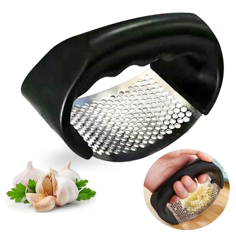 Roestvrij Knoflookpers Handheld Druk Squeezer Handmatige Gralic Druk Apparaat Gember Knoflook Huishoudapparatuur Keuken Accessoires