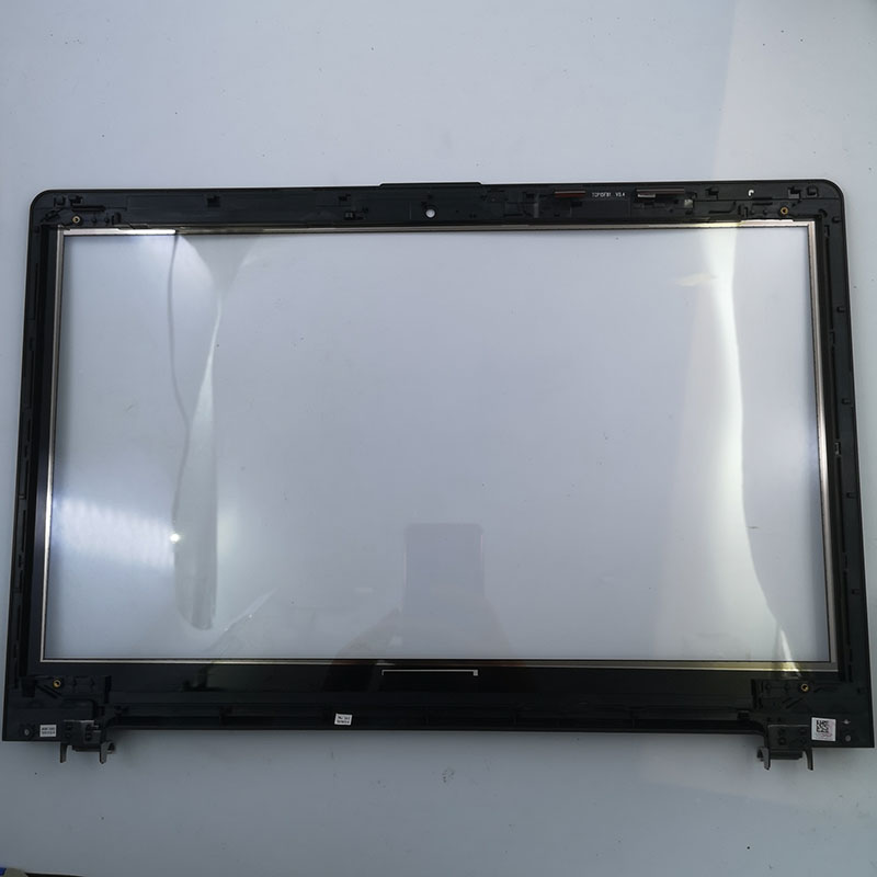 15.6 &quot;dla Asus VivoBook S550 S550C S550CA S550CB S550CM TCP15F81 V0.5 V0.4 ekran dotykowy szkło Digitizer z przodu ramka Bezel