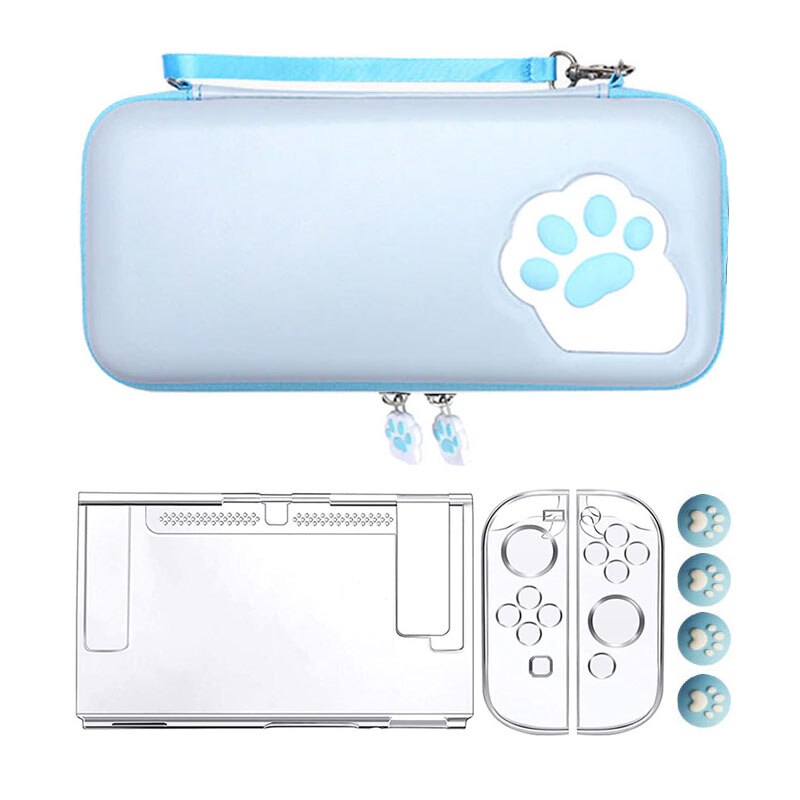 Crystal Clear Beschermhoes Dekking Voor Nintendo Switch Oled Opbergtas Voor Schakelaar Oled Reizen Draagbare Pouch Game Accessoires: Switch Normal Pack B