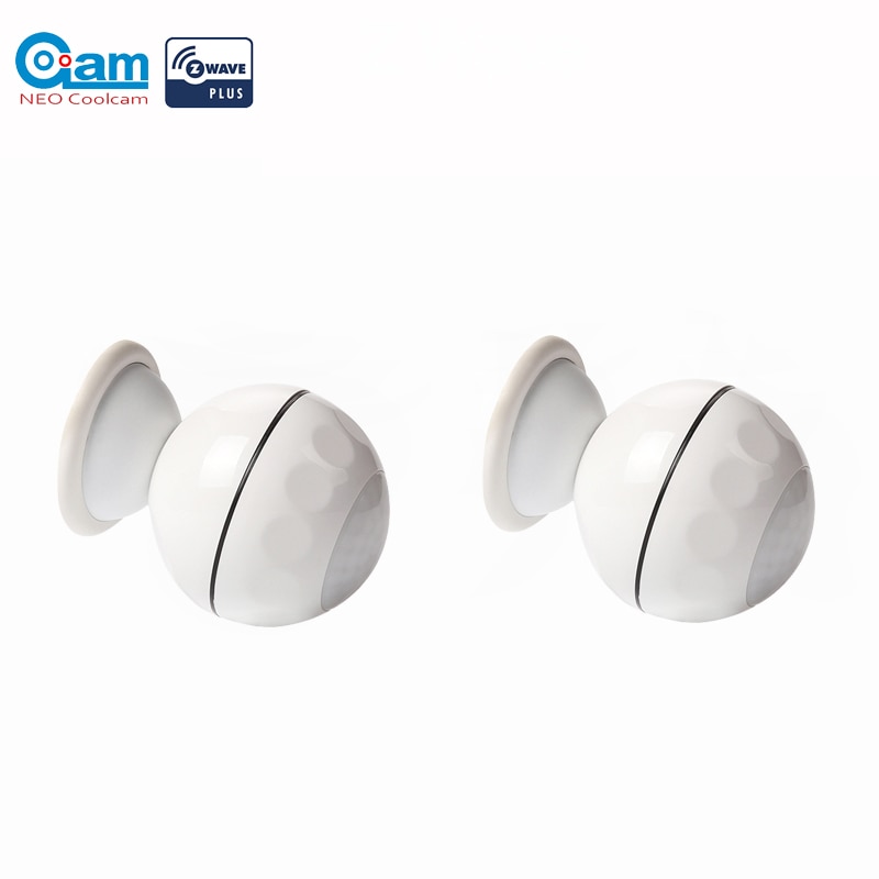 NEO COOLCAM 2 stk/partij Z-wave Plus PIR Motion Sensor Detector Domotica Power Operated Z wave Alarmsysteem motion Sensor