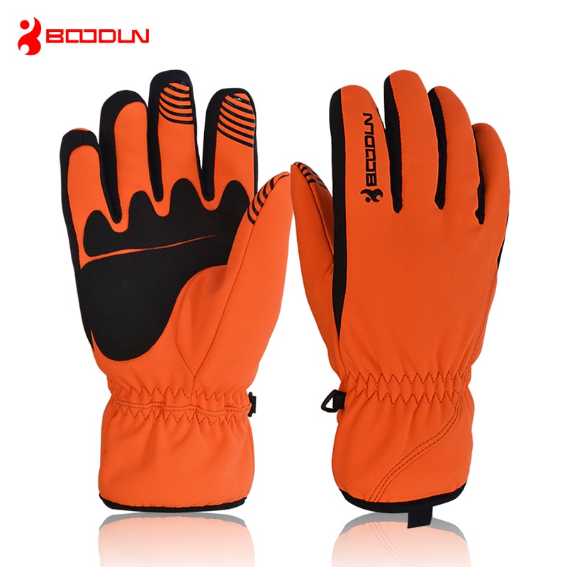 BOODUN-gants de Ski d'hiver pour hommes et femmes, en molleton, coupe-vent pour faire du sport, coupe-vent, coupe-vent, pour faire du Ski