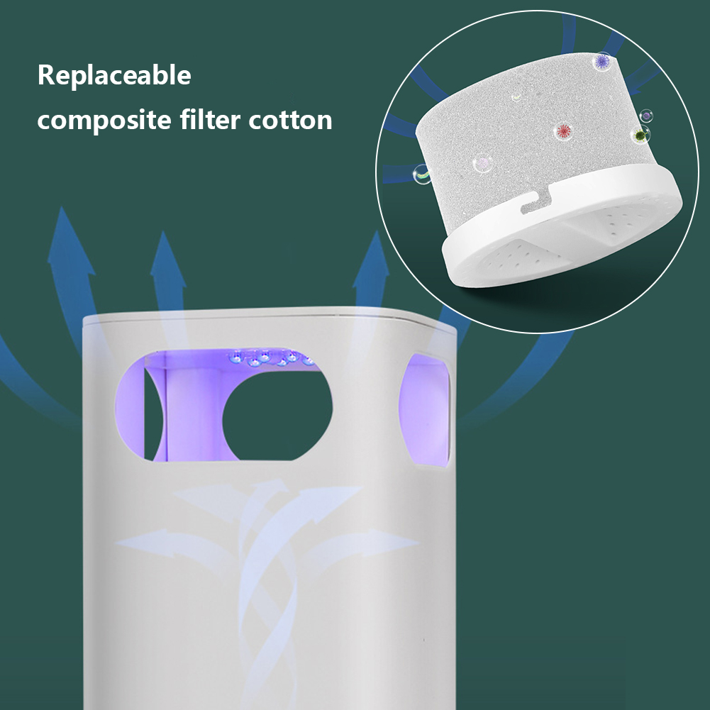 Purificador de aire portátil USB, filtro fresco de escritorio, elimina varias bacterias, compuesto, eliminación de pantalla, formaldehído