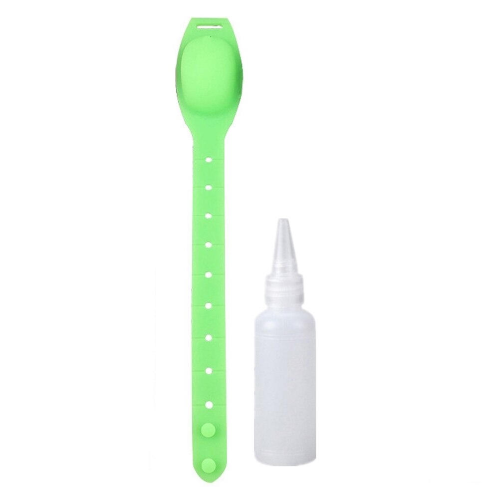 Reusable Wristbands Hand Sanitizer Dispensing Portable Bracelet Wristband Hand Dispenser 10ML Wrist Support