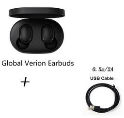 Originale xiaomi airdots redmi airdots tws trådløs øretelefon stemmestyring bluetooth 5.0 støjreduktion trykkontrol: Hvid