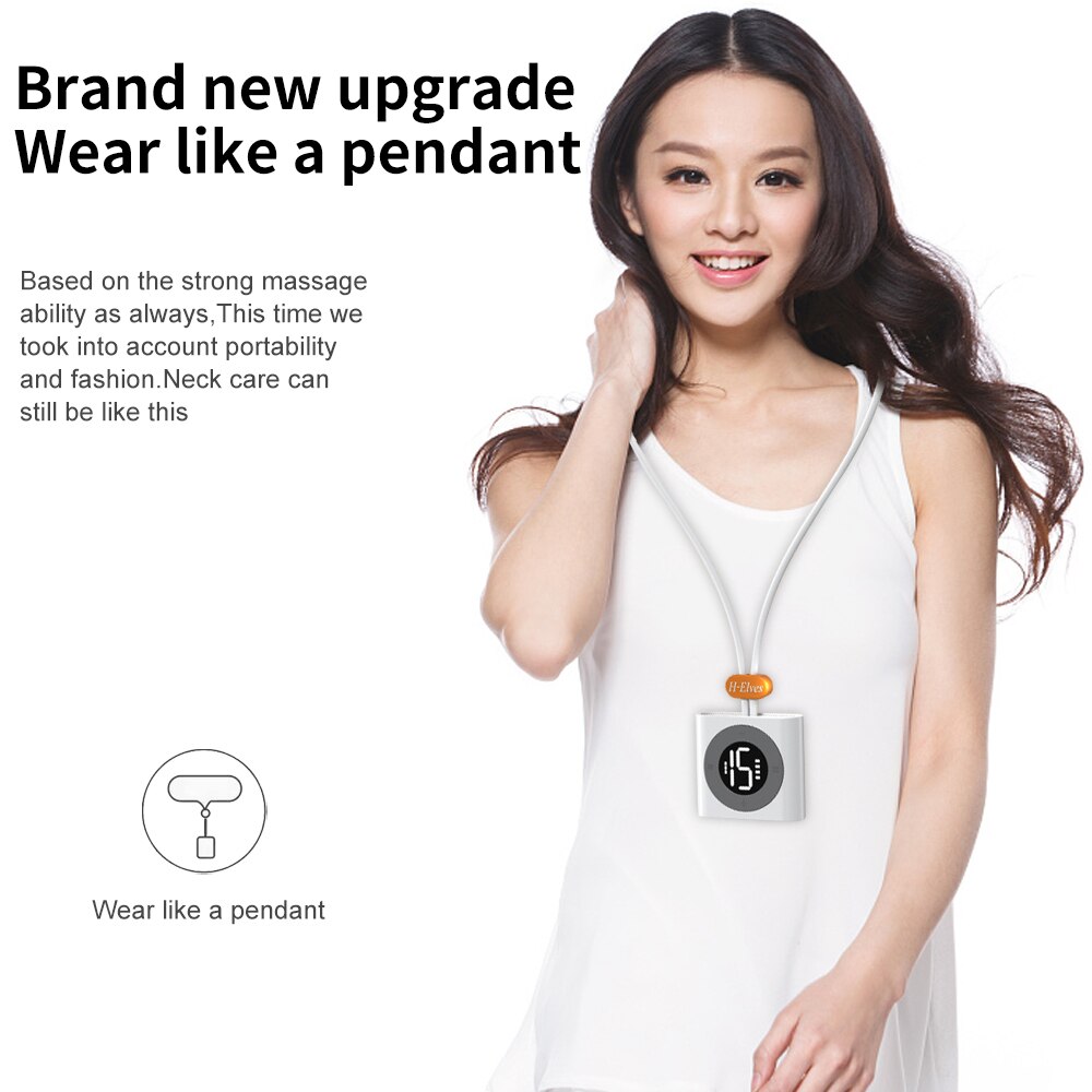 Portable Neck Massage Machine Electric Massager Mini Care Cervical Neurostimulator Appliances Devices Apparatus Pain Relaxation