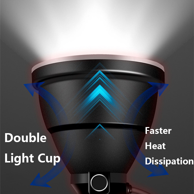 Super XHP90 exterior LED farol, USB recarregável cabeça lanterna, bicicleta lâmpada, tocha, mais poderoso, 500000LM, 1000m