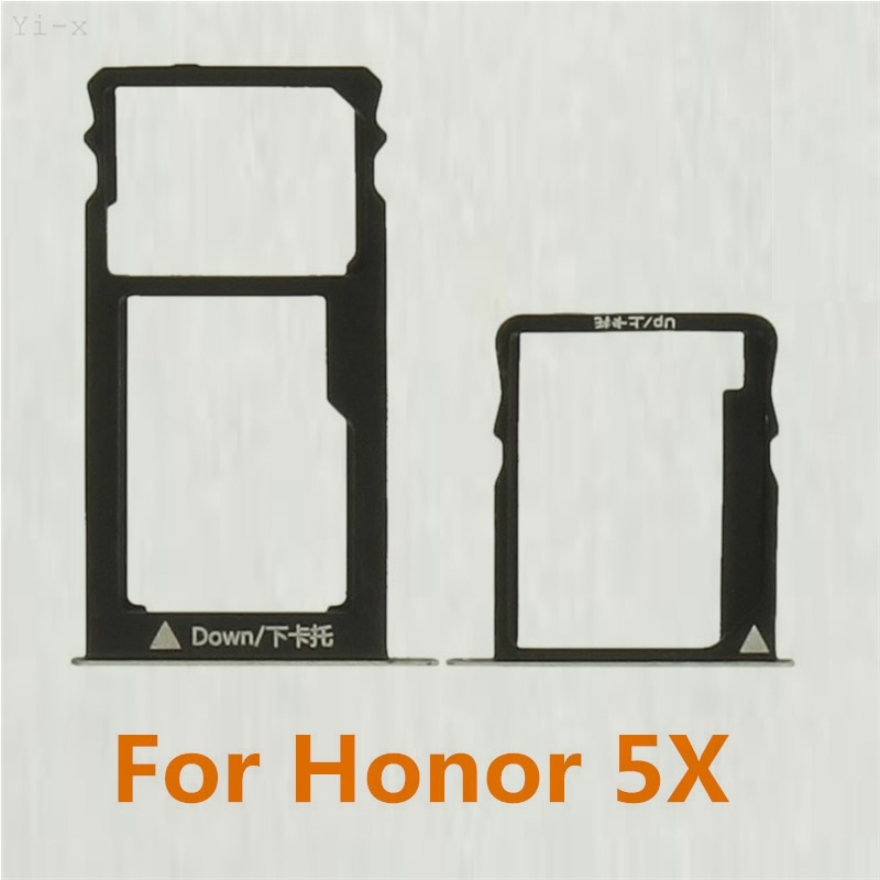 Voor Huawei Honor 5X Nano Sim-kaart Lade Micro Sd-kaart Houder Slot Adapter