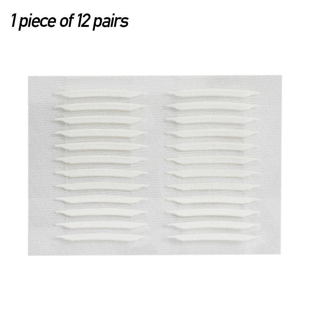 12 Pairs Onzichtbare Dubbele Ooglid Stickers 3D Dubbelzijdig Onzichtbare Ooglid Tape Sterke Grote Ogen Make Up Ooglid Sticker