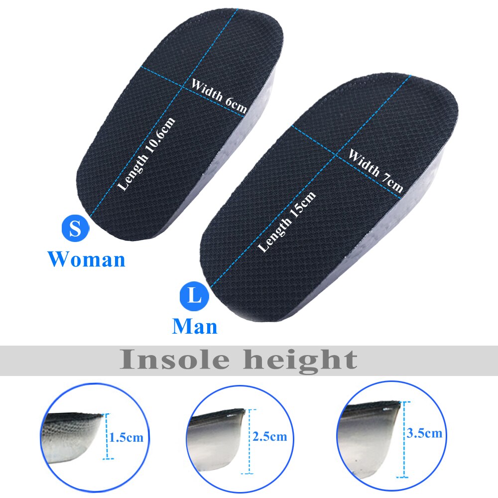 Hak Voor Schoenen Siliconen Gel Hiel Cups Pad Elektrische Hoogte Toename Inlegzolen Voor Vrouwen Mannen Lijm Liners Kussen Padding