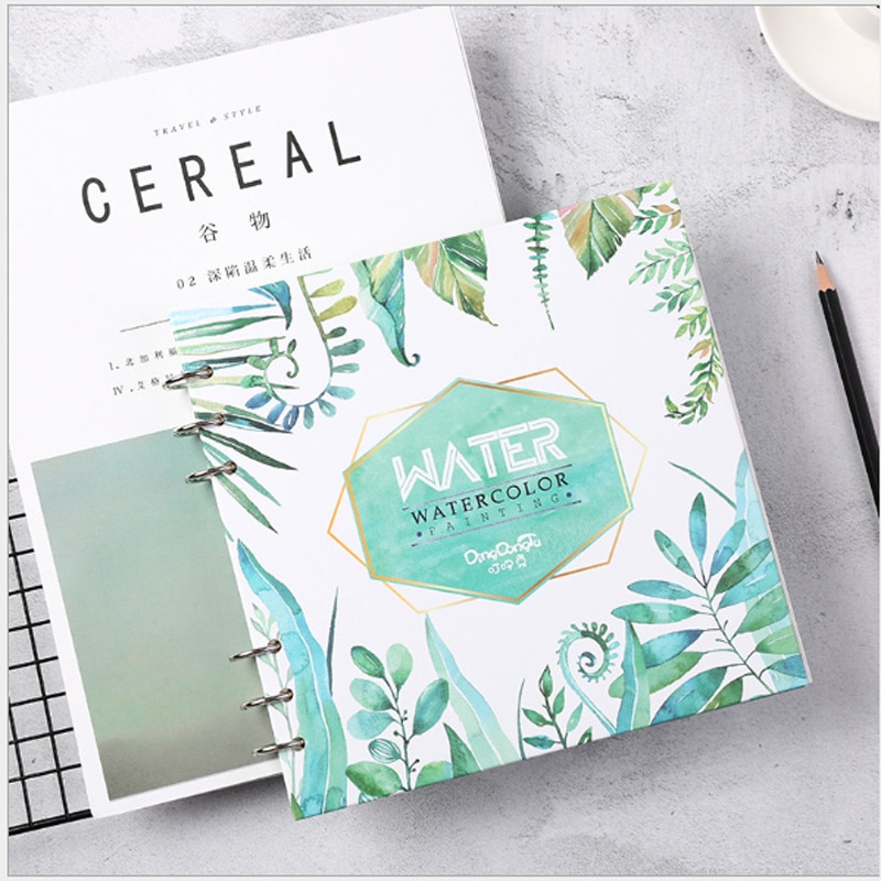 100% Katoen Professionele Aquarel Papier 300 G/ml 20 Vellen Handgeschilderde Aquarel Boek Artiest Student Alle Schets