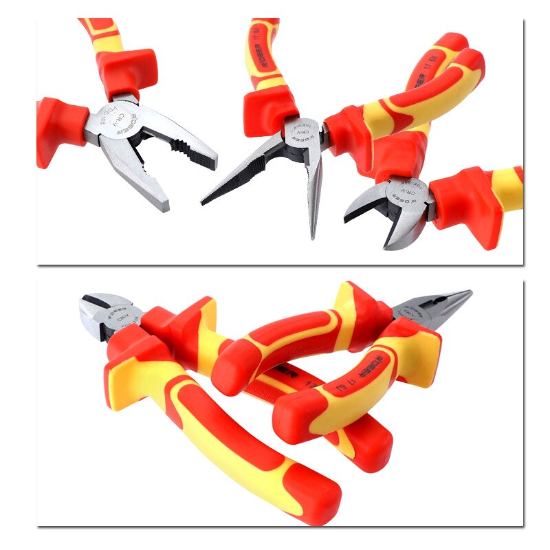 Insulated Screwdriver set cable Electrician pliers 1000v cutter cable pilers Wire stripper scissors pliers multitool pliers tool