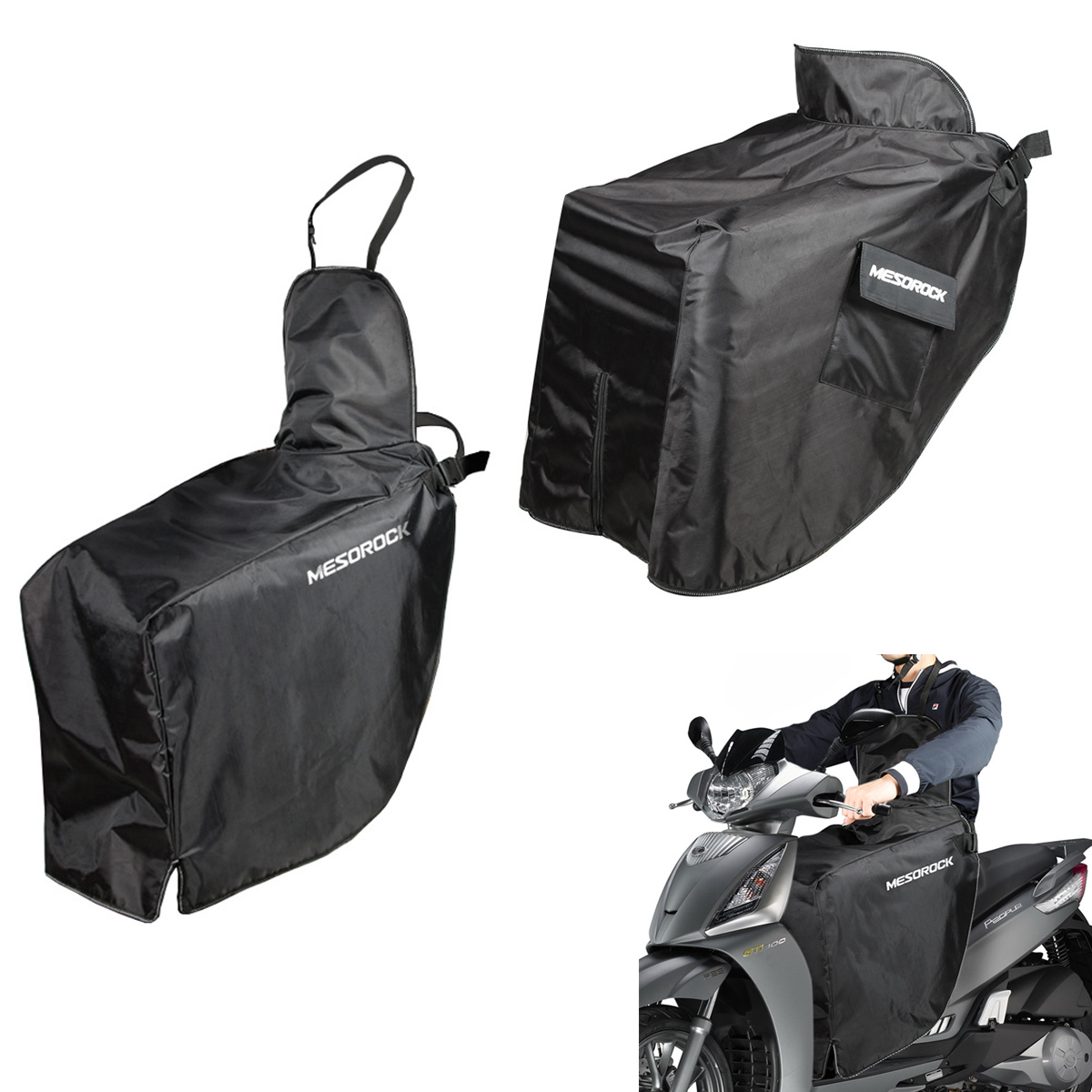 Waterdichte Winter Beenbedekking Knie Warmer Deken Protector Rijden Lap Schort Cover 420D Oxford Doek Voor Scooters Motorfiets
