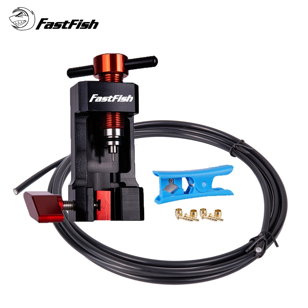 FASTFISH Bicycle Hydraulic Disc Brake Oil Needle Tool Hose Cutter Cable Pliers Olive Connector Insert BH59/90 Mounting Press