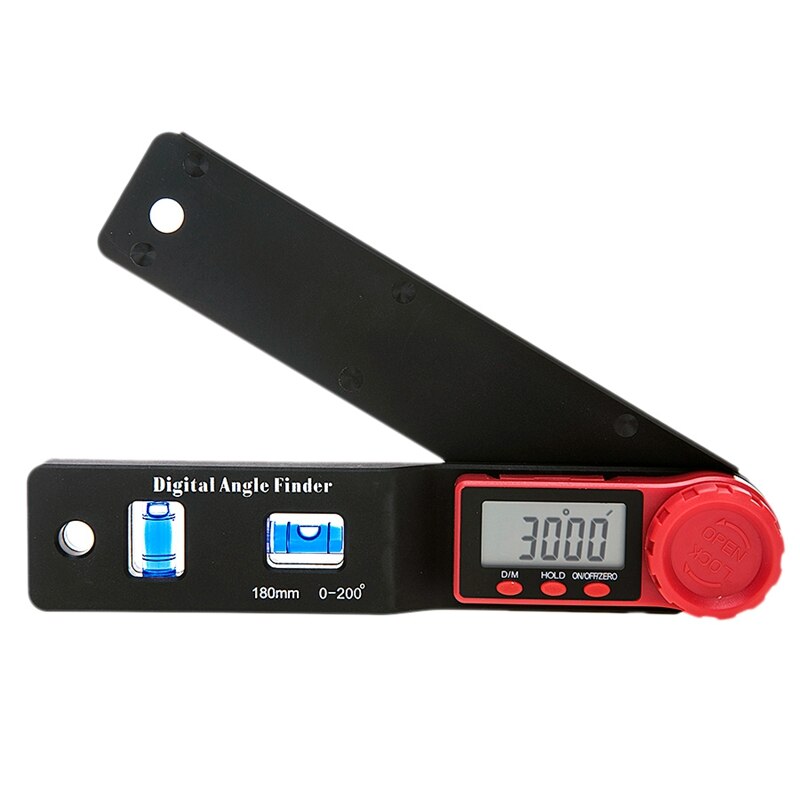 2 in 1 Digital Meter Angle Inclinometer Spirit Level Angle Ruler Electron Goniometer Protractor Angle Measuring Tool: Blue