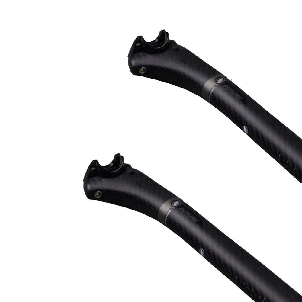 partes de bicicleta de carbono fibra bicicleta sillín MTB Asiento de bicicleta de carretera Barra de 190g de asiento 3k mate 27,2/30,8/31,6*400MM revés 25mm