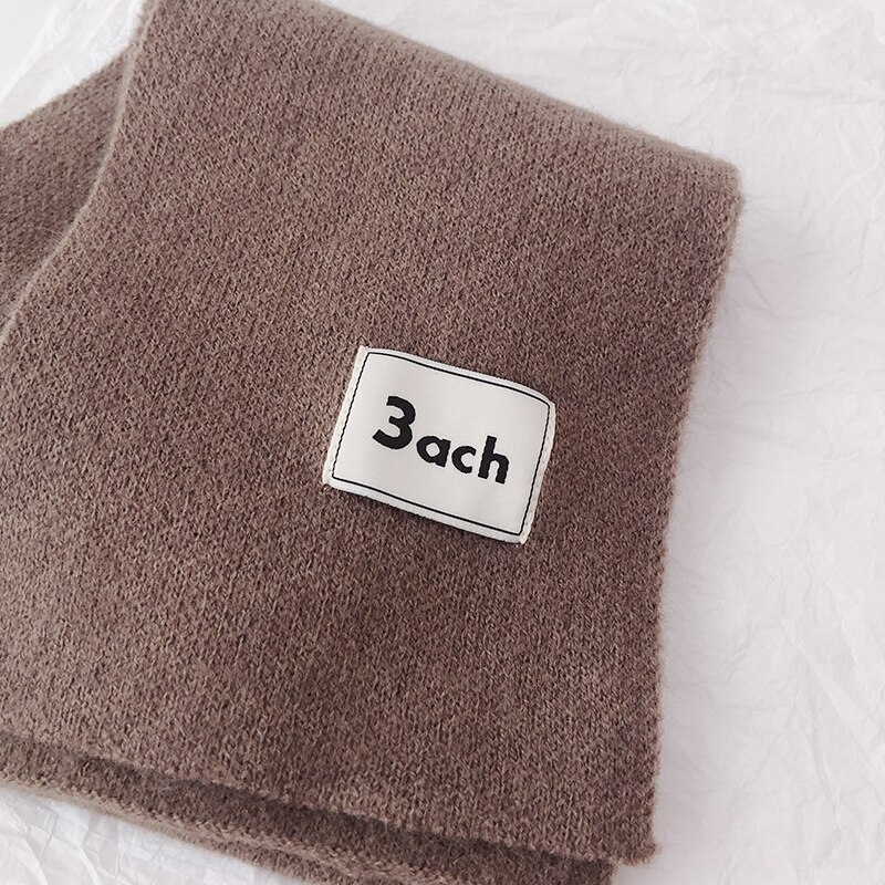 Autunno inverno bambini ragazzi ragazze sciarpa morbido caldo imitazione Cashmere fazzoletto da collo sciarpe per bambini 13 colori