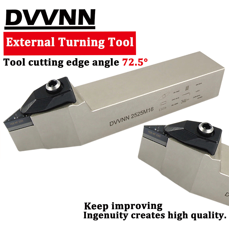 1PCS DVVNN Lathe Cutter External Turning Tool Holder DVVNN2020K16 DVVNN2525M16 Lathe Tool Holder CNC Lathe Tools