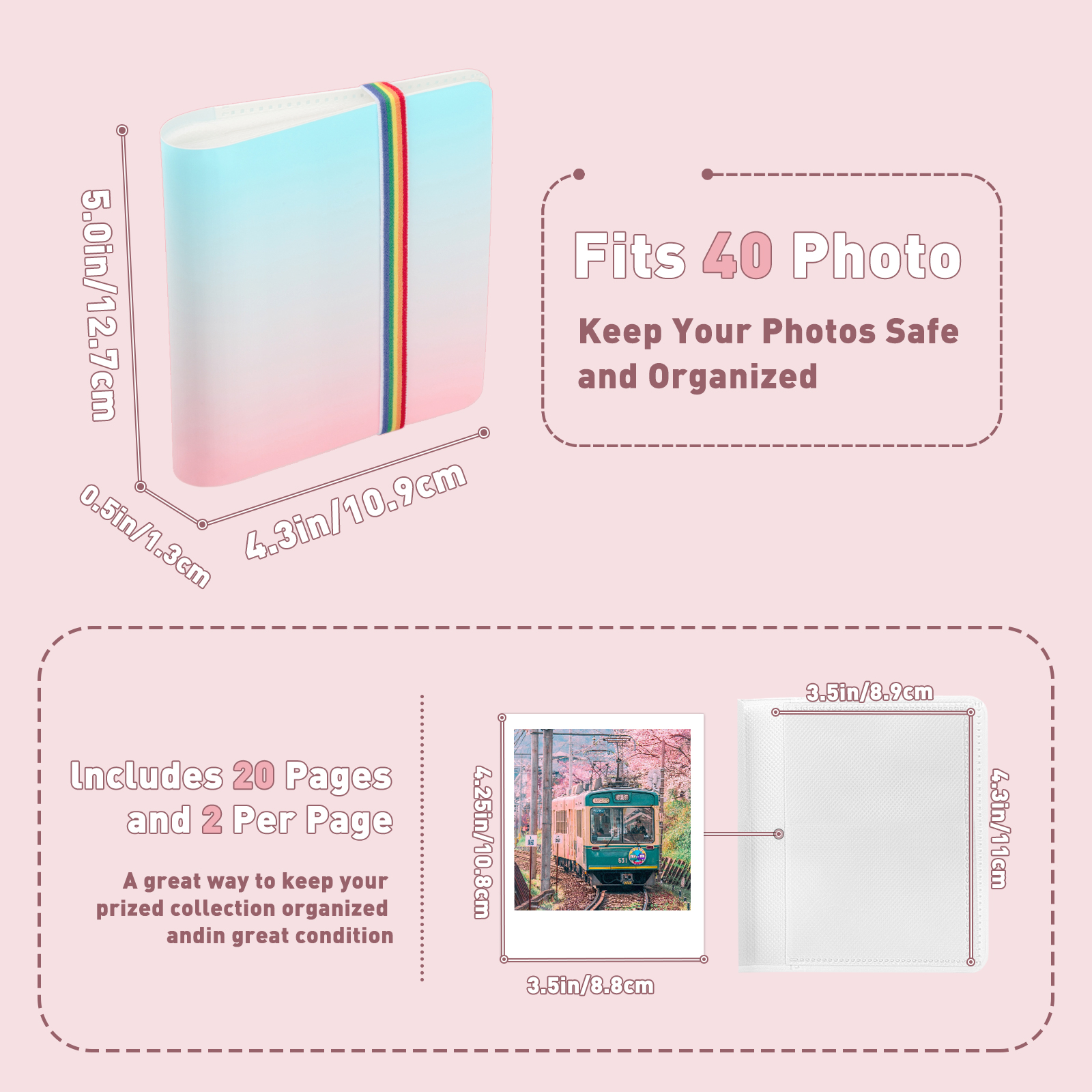 Étui Yinke pour Polaroid Originals Now +/Onestep 2/Now I-Type/OneStep + caméra instantanée EVA housse de protection rigide sac de rangement de voyage
