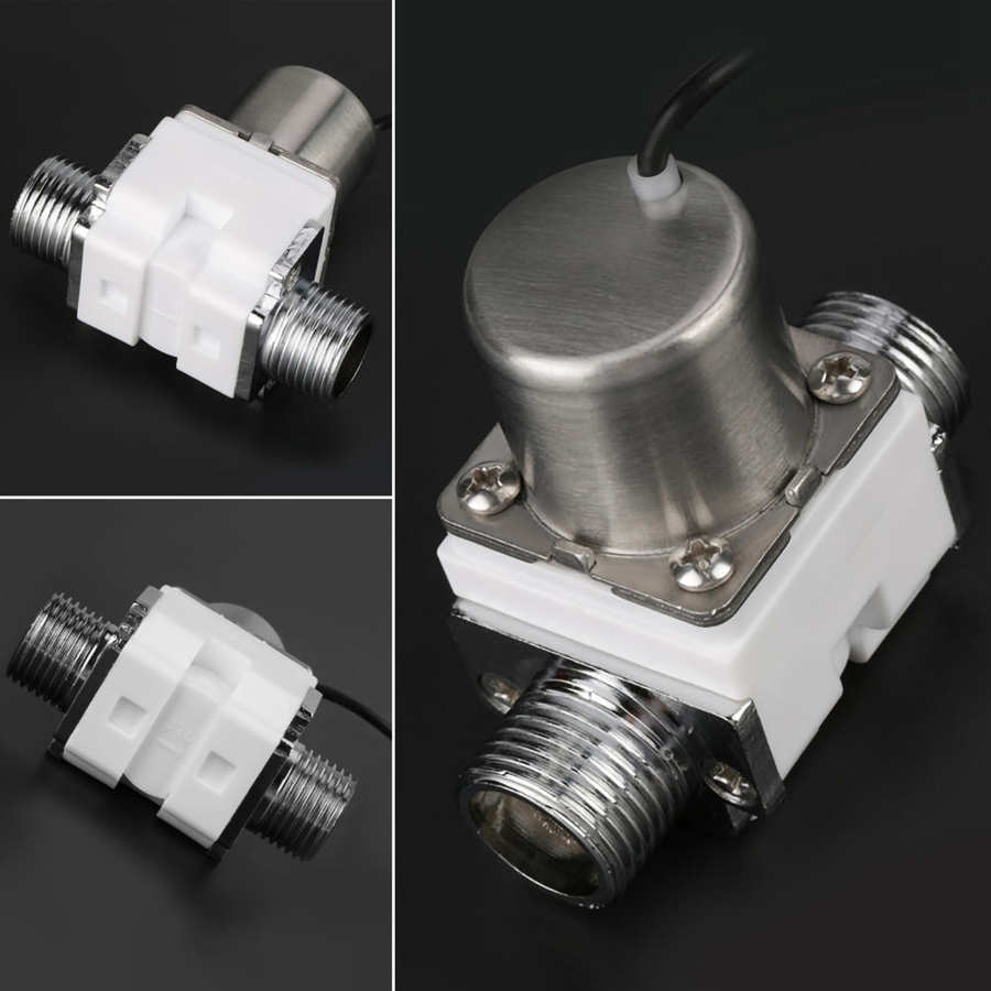 Válvula Solenoide duradera, 1 /2 &quot;Dc 4,5 v, Control de agua, pulso eléctrico, accesorio de plástico