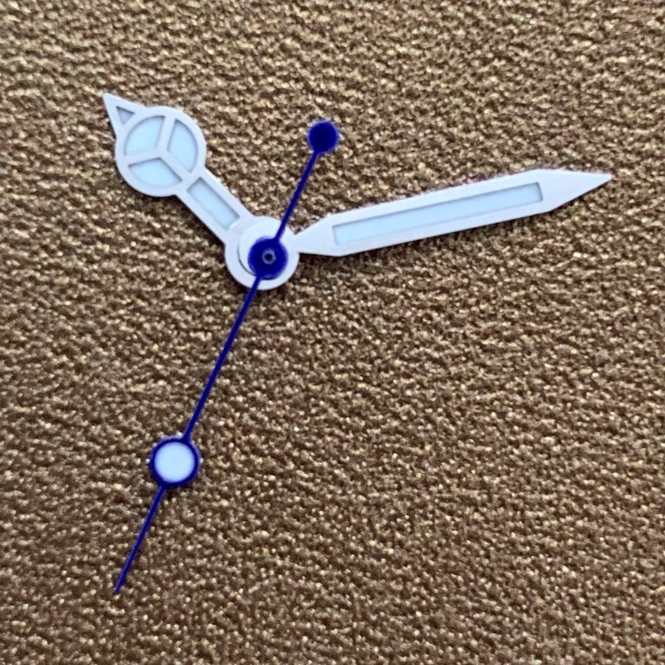 Horloge Pointer Blauw Lichtgevende Drie Handen Skx Gemodificeerde Duiken Geschikt Voor Japanse NH35/NH36 Automatische Beweging: 1