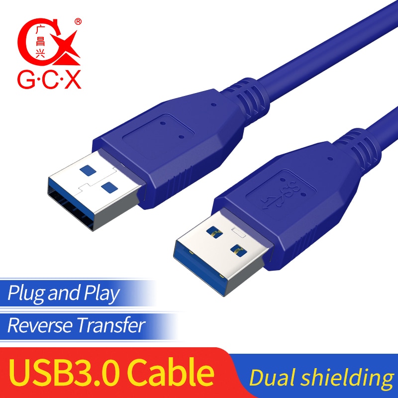 Super Speed Male naar Male USB naar USB 3.0 Data Kabel Man-vrouw USB Kabel Verlengsnoer voor Computer PC 1m 1.5m 3m 5m