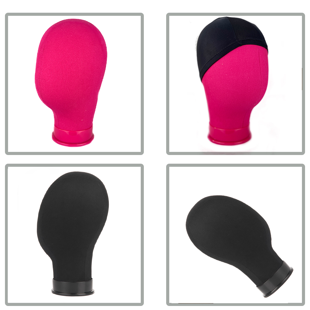 Mannequin Head Wig Stand Canvas Block Head With Adjustable Mannequin Head Tripod For Wigs Making Display Wth Wig Caps T Pins