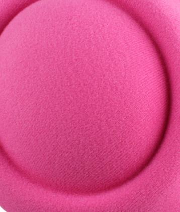 10 farver fest show pige mini top fascinator hatte fjer dekoration hovedbeklædning brude hår tilbehør børne fest hat syf 38: Hot pink