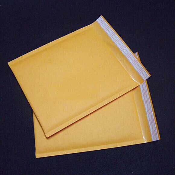 200X250mm Kraft Paper Bubble Envelopes Bags Yellow Bubble Mailers Padded Envelope With Bubble Mailing Bag 1 Pcs