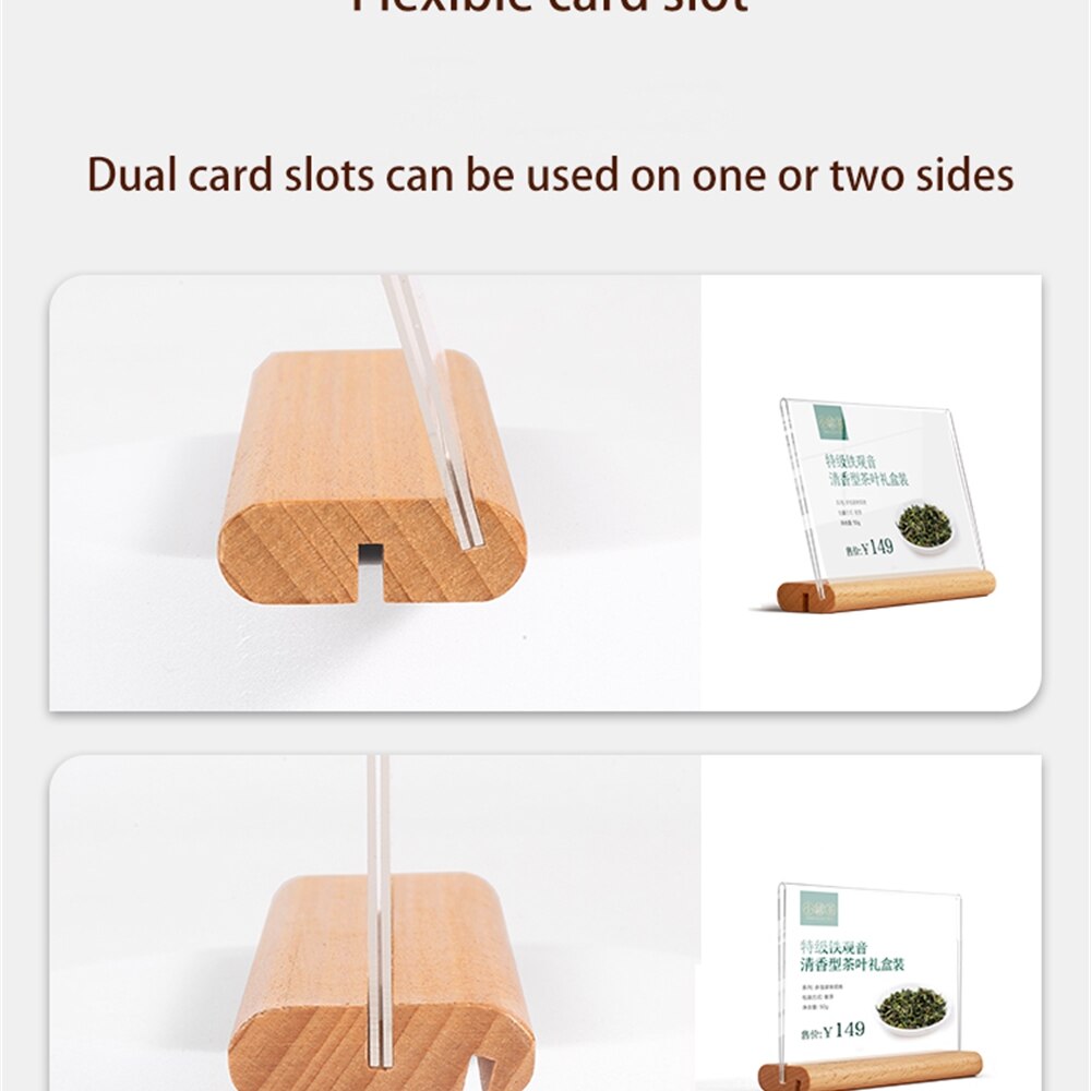 Acrylic Display Stand Set Table L-shaped Table Sign High Commodity Price Display Vertical T-shaped Display Stan