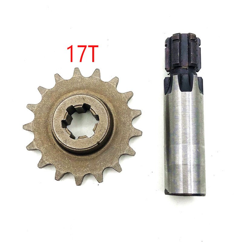 T8F Clutch Drum Gear Box Sprocket Axle fit 33cc 43cc 49cc Engine 11 14 17 20 tooth Gear Box for Scooter Mini bike: D
