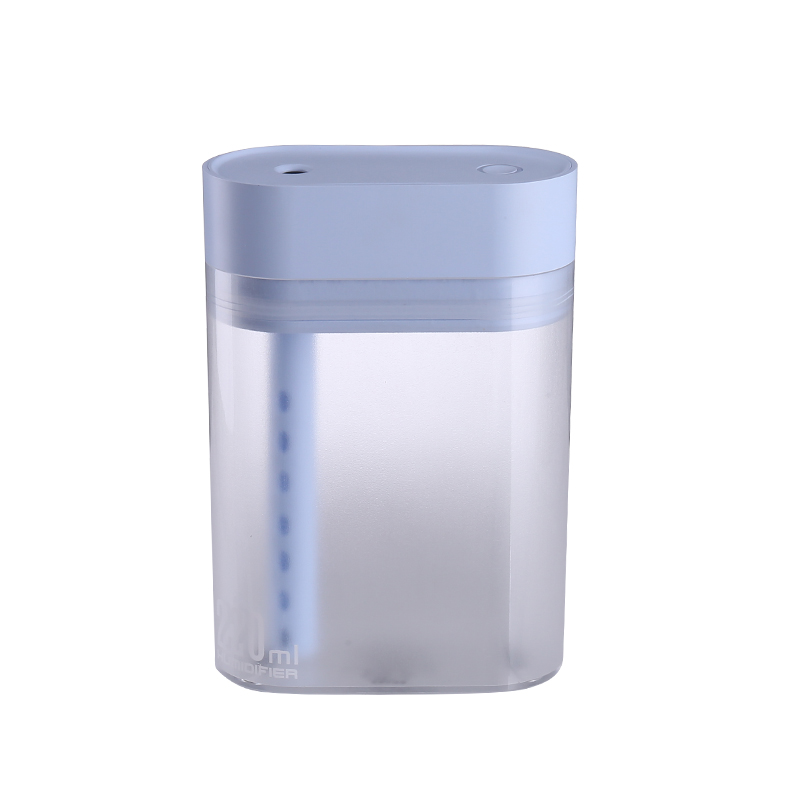 difusor de aceite esencial del coche Mini humidificador ultrasónico de la botella de Jane LED luz de noche USB aromaterapia Fogger ambientador de aire del coche: Blue